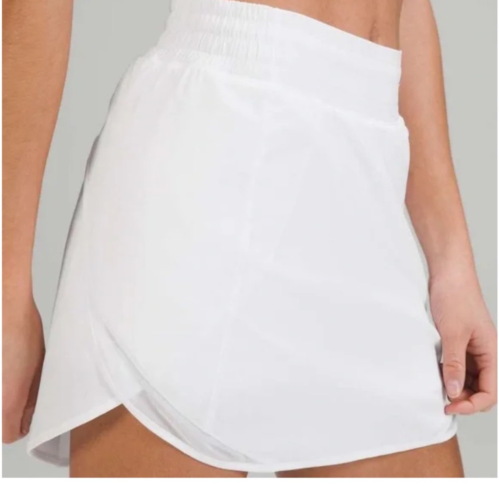 Lululemon Athletica White Skort Lightweight Performance